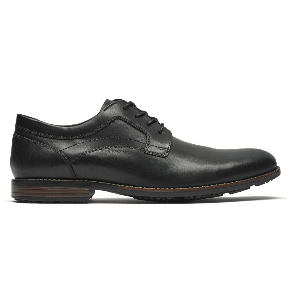 Rockport Oxfords Herre Svart - Dustyn Plain Toe - UXHD65297